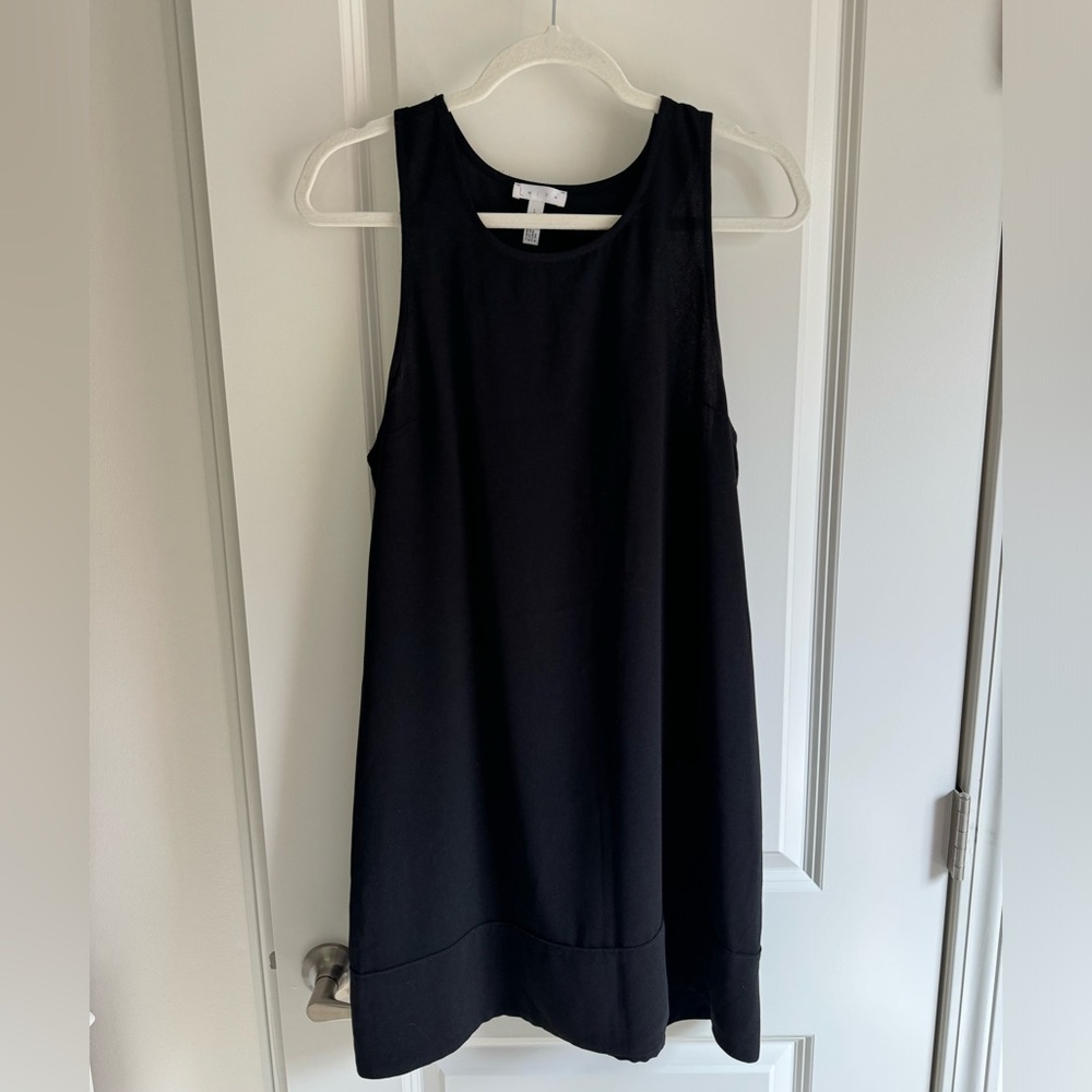Leith Black Sleeveless Shift Dress